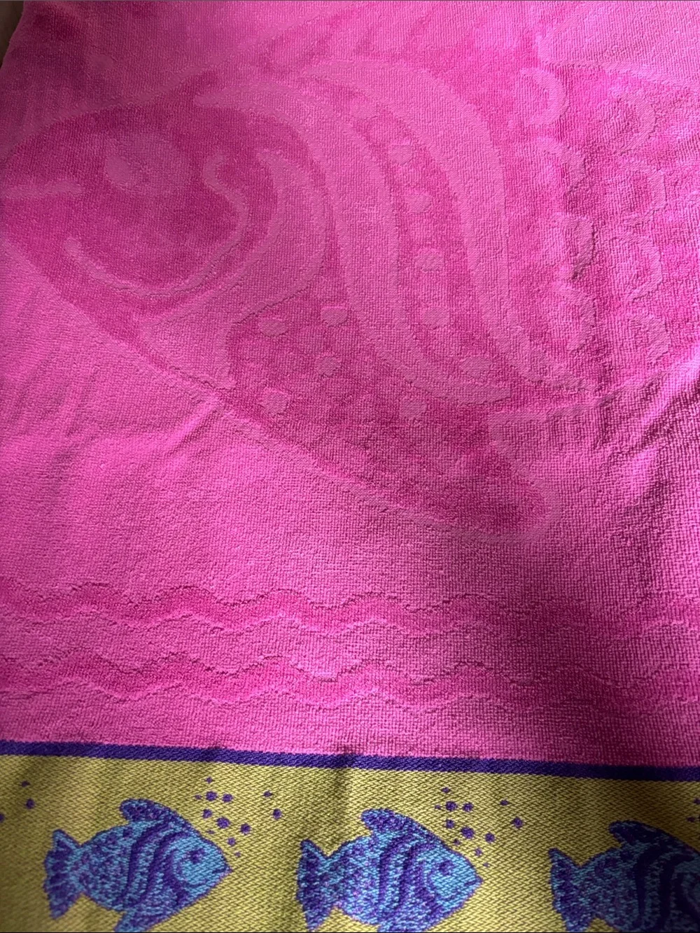 Brown striped beach Towel